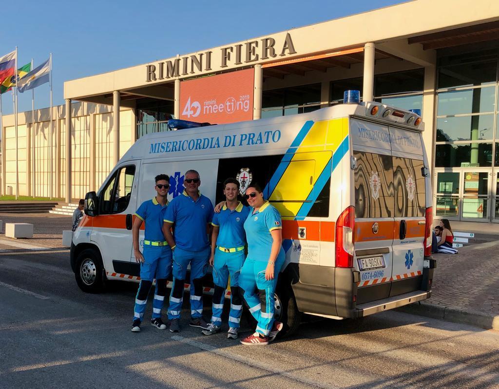 La squadra della Misericordia di Prato al Meeting di Rimini