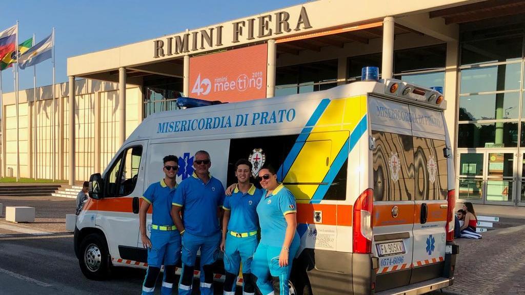 La squadra della Misericordia di Prato al Meeting di Rimini