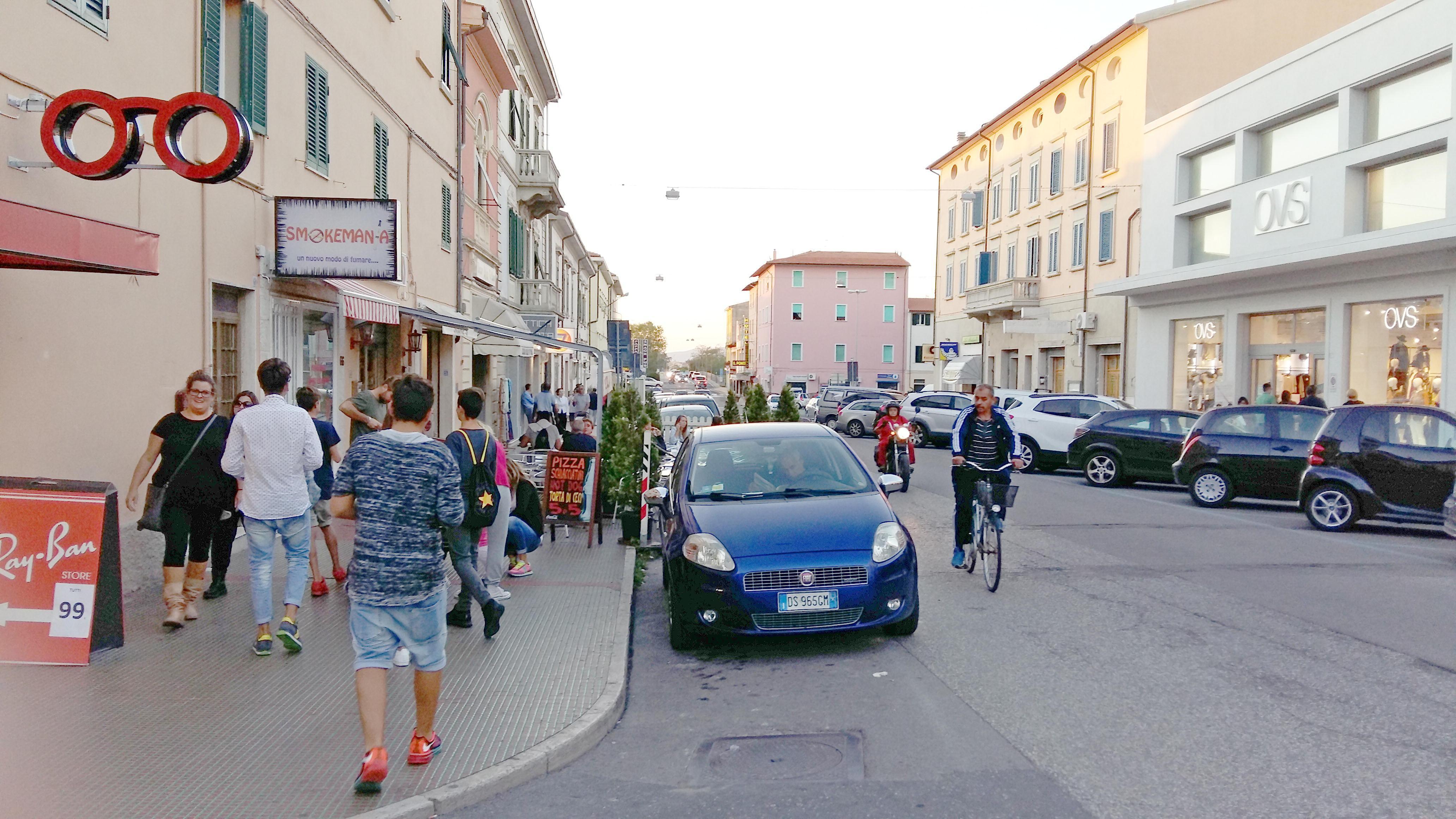 Corso Matteotti a Cecina