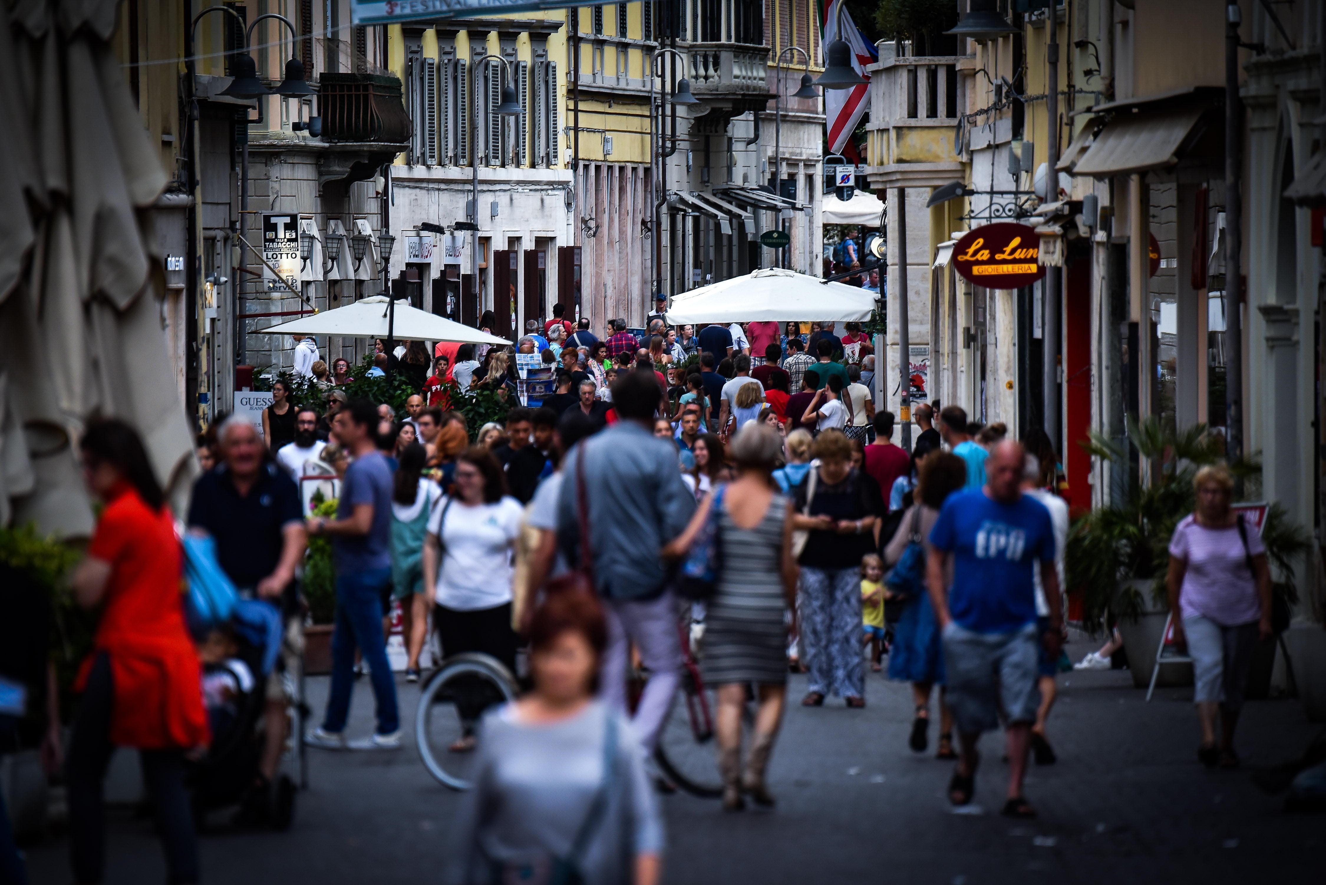Corso Carducci a Grosseto (foto Agenzia Bf)