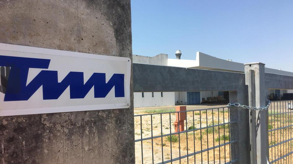 Lo stabilimento della ex Tmm di cui è iniziato lo smantellamento <QM>(foto silvi)