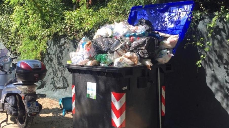 Cassonetti stracolmi questa la situazione denunciata da una turista che frequenta il Litorale pisano e che trascorre a Tirrenia le sue vacanze