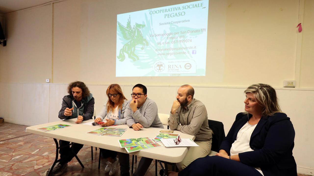 La presentazione del progetto “Lavoro è autonomia” alla Casa del popolo di Fibbiana