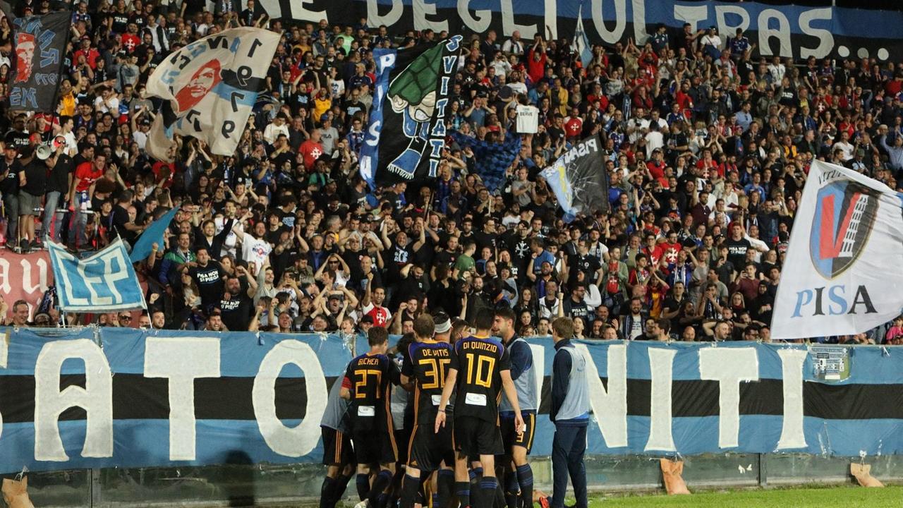 Un'esultanza nerazzurra nella passata stagione
