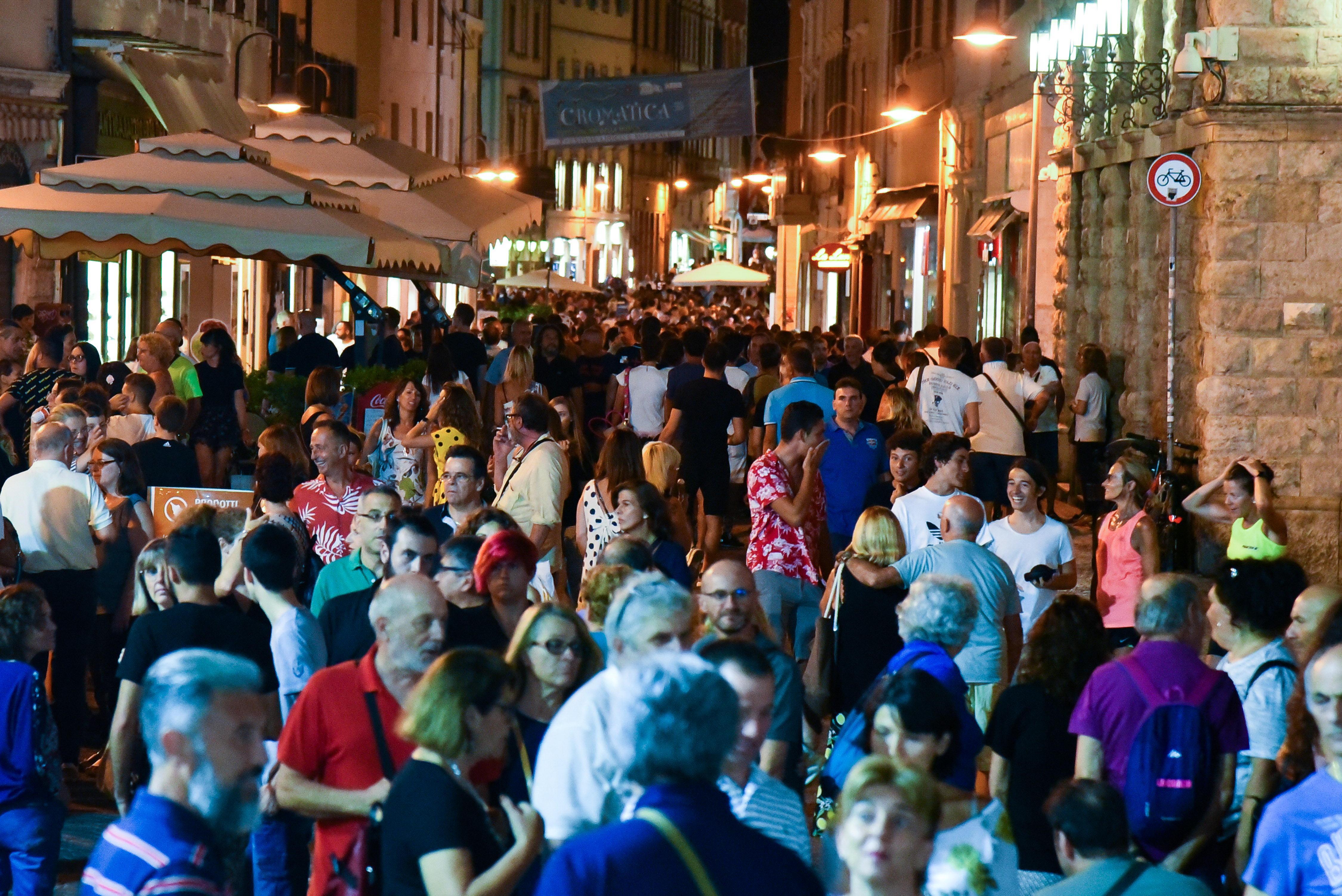 La Notte bianca dello sport lo scorso luglio a Grosseto (foto Agenzia Bf)