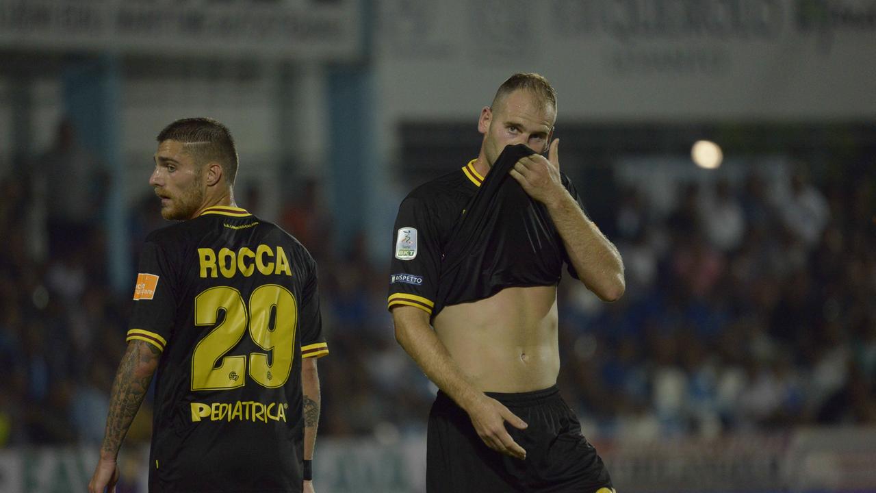 La sconfitta nei volti di Rocca e Raičević