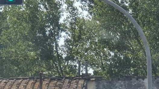 All’incrocio di via delle Palanche semaforo di nuovo in funzione