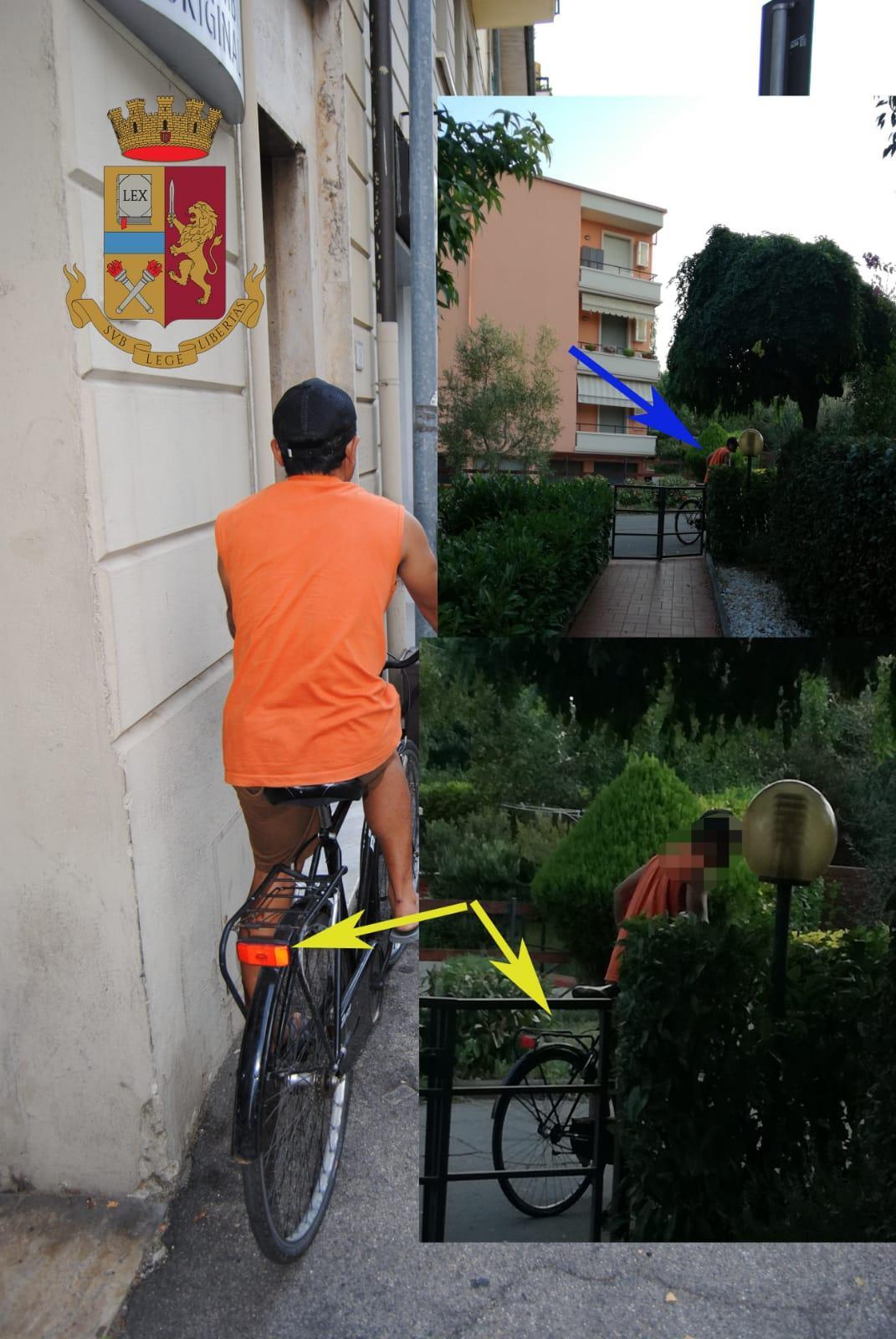 Il confronto tra la foto scattata dalla donna e quella scattata dalla polizia