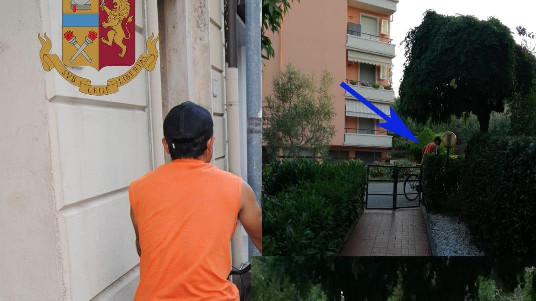 Il confronto tra la foto scattata dalla donna e quella scattata dalla polizia