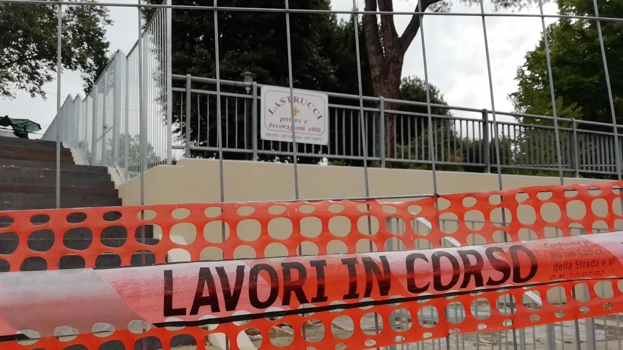 Il cantiere della Passerella