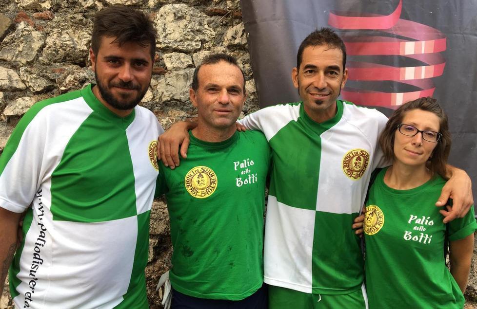È biancoverde il Palio del Serrone