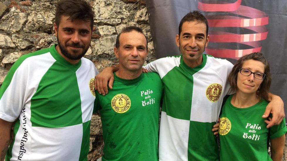 È biancoverde il Palio del Serrone