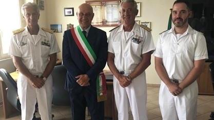 I vertici della guardia costiera in visita a Giglio e Argentario