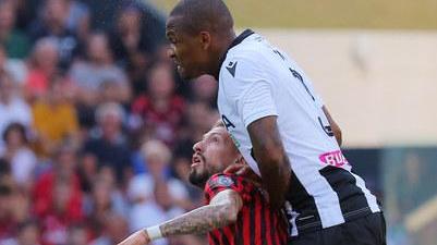 Milan ko a Udine, decide un colpo di testa di Becao