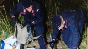 La zona del bivacco scoperta dai carabinieri