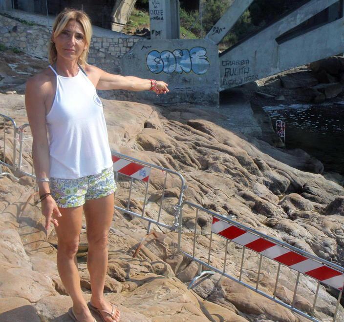 Simona Vajani del diving Torre di Calafuria (foto Corrado Salvini/Pentafoto)