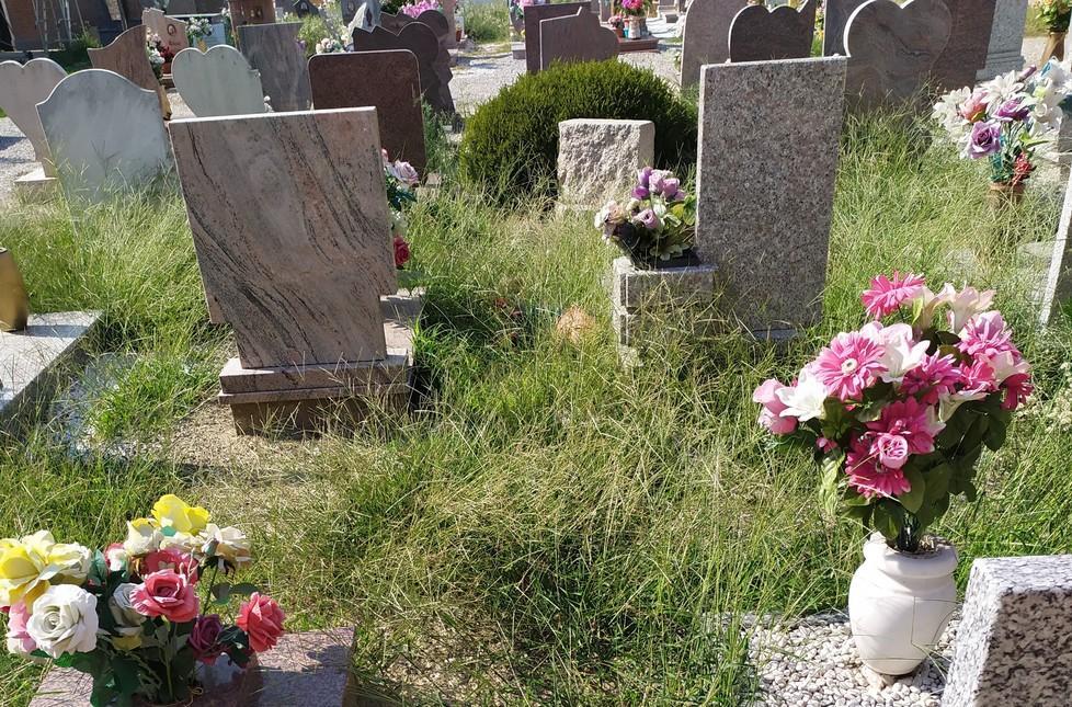 Degrado al cimitero