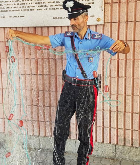 Una coppia denunciata per bracconaggio ittico 