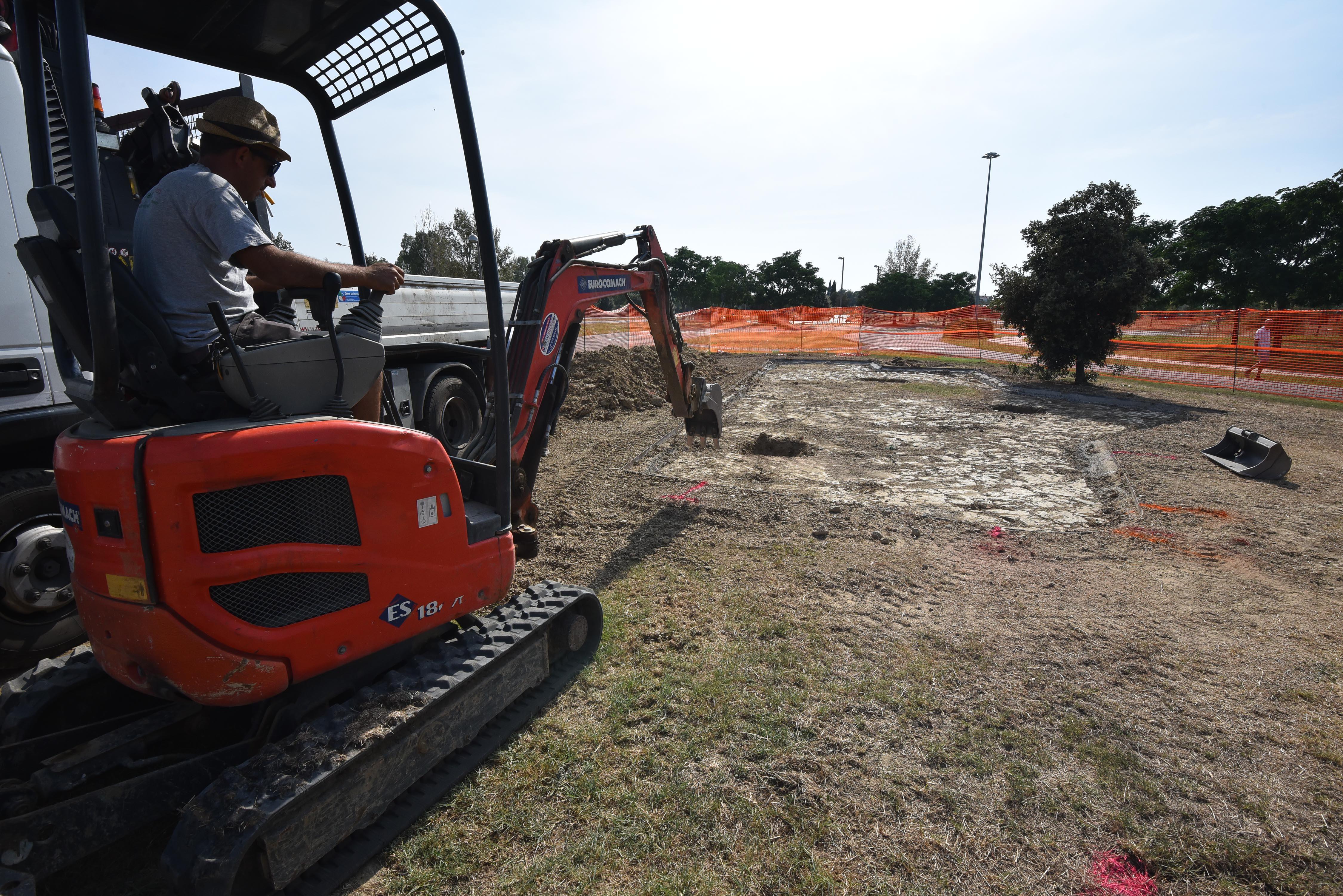 Il cantiere (Foto Agenzia Bf)
