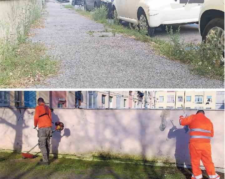 Erbacce su strade e marciapiedi: potenziati i servizi di pulizia 