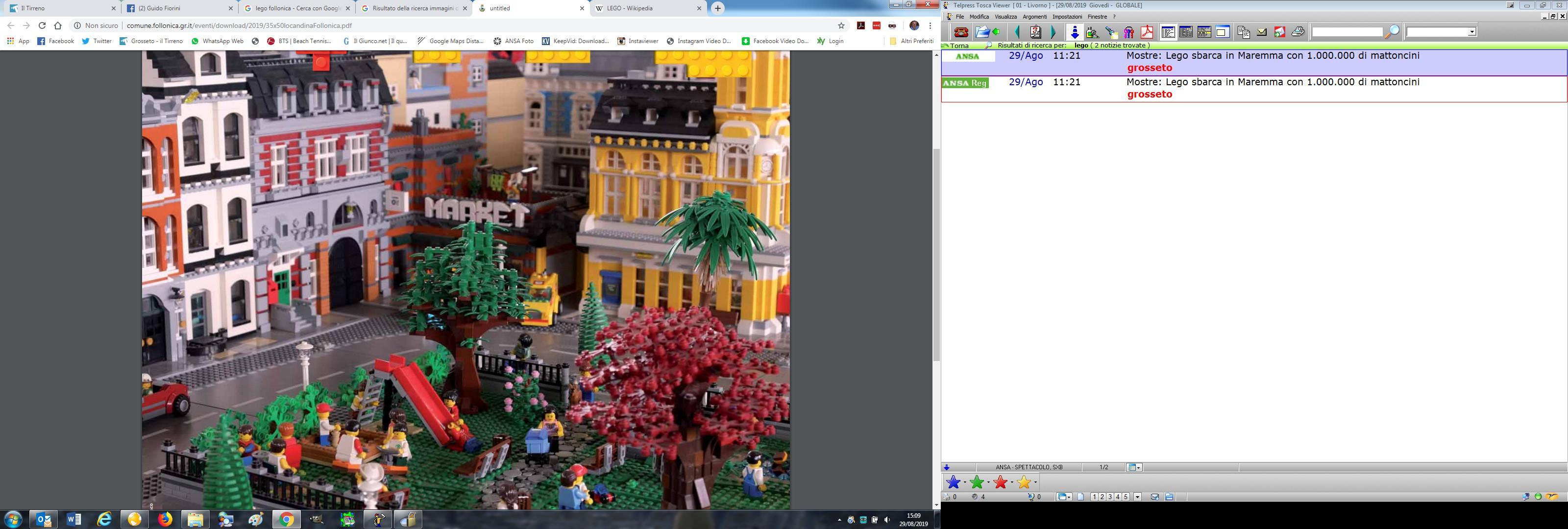 “Gioca bene” con i mattoncini: a Follonica arriva la magìa delle città riprodotte col Lego  