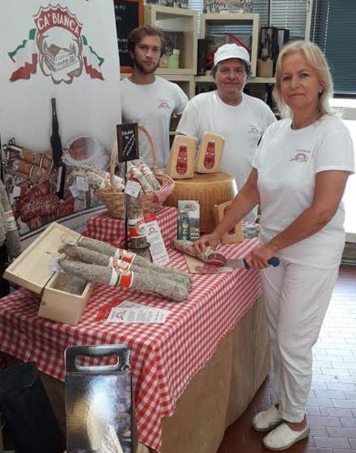 Salame al Parmigiano Reggiano lanciato dall’azienda Ca’ Bianca 