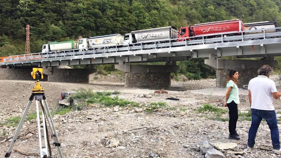 Oggi la riapertura al traffico del ponte sul rio Sologno