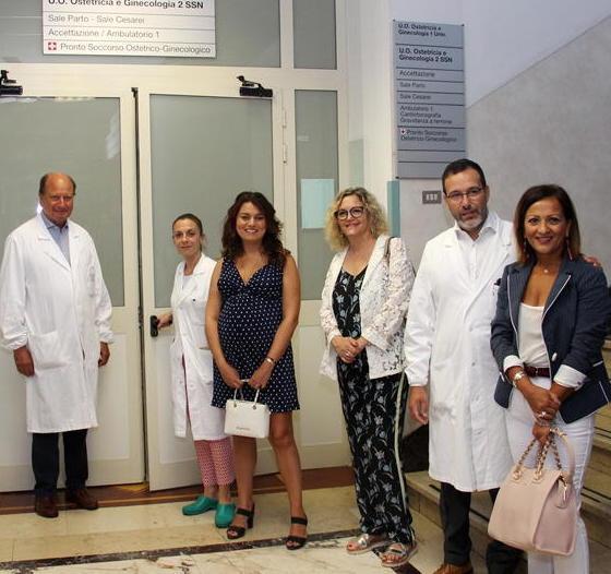 Ceccardi visita il punto nascita con la Società della salute