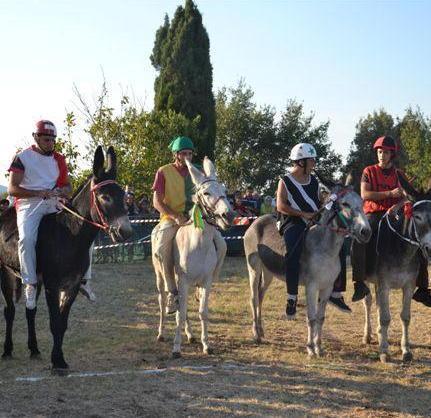 I ciuchi tornano alla tonda E il borgo etrusco è in festa