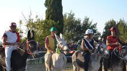 I ciuchi tornano alla tonda E il borgo etrusco è in festa