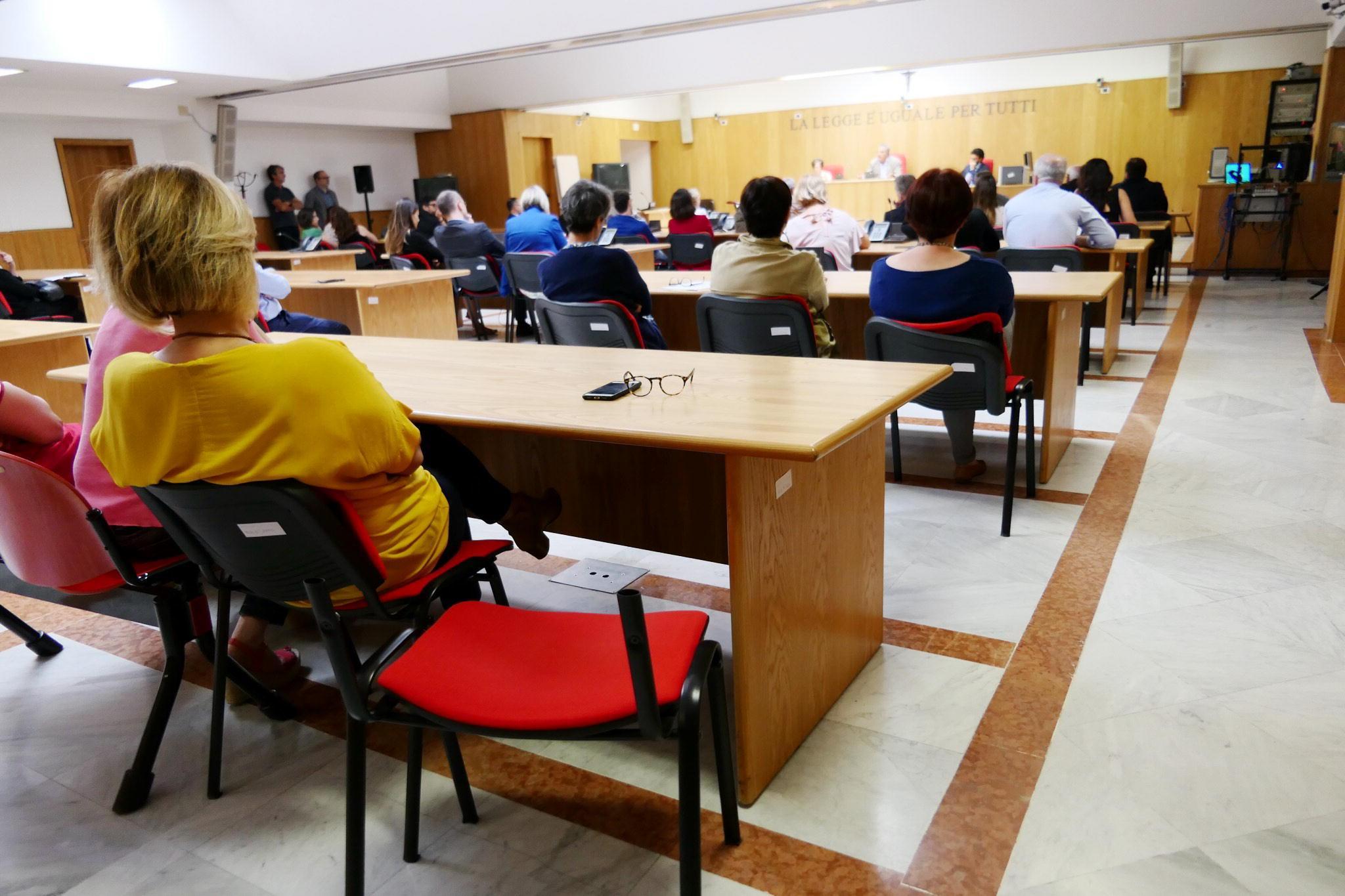 Un'udienza in Tribunale a Prato (archivio)
