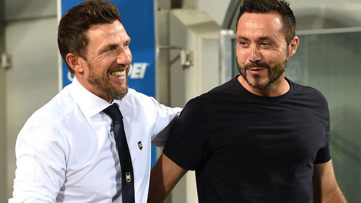 De Zerbi: «Grande partita, ma si può fare di più» Di Francesco: «Deluso»