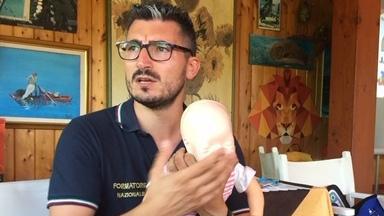 Un momento del corso ai balneari