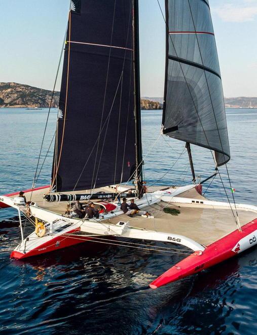 Il trimarano Ad Maiora rientra al Porto di Pisa dopo la Palermo-Montecarlo