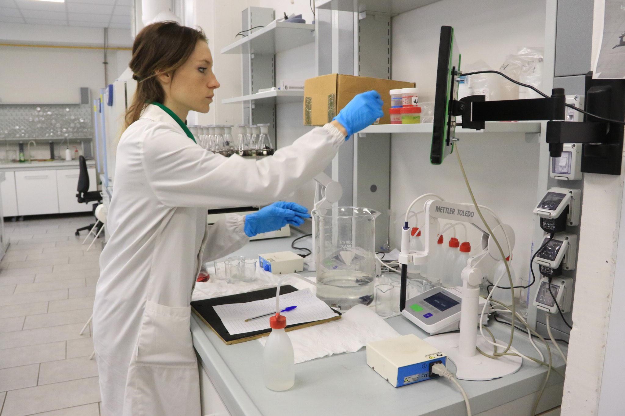 Il laboratorio di analisi dell'Istituto Buzzi