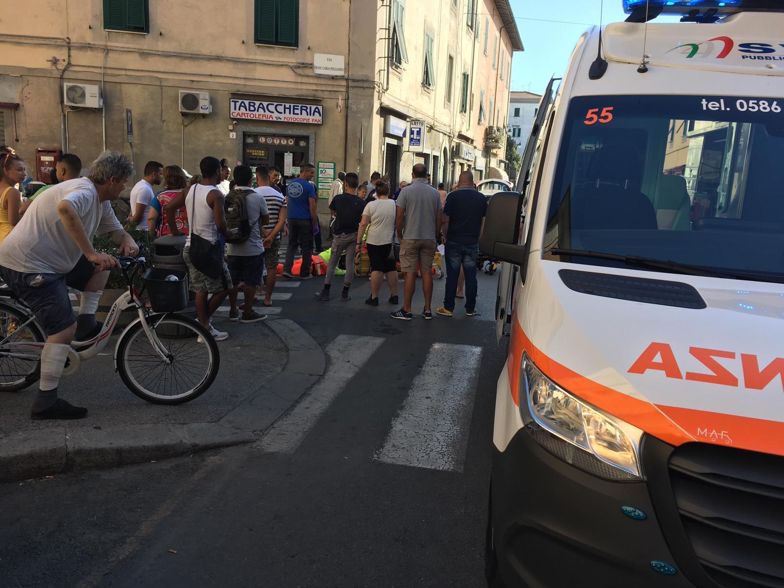 I soccorsi in via Pellegrini