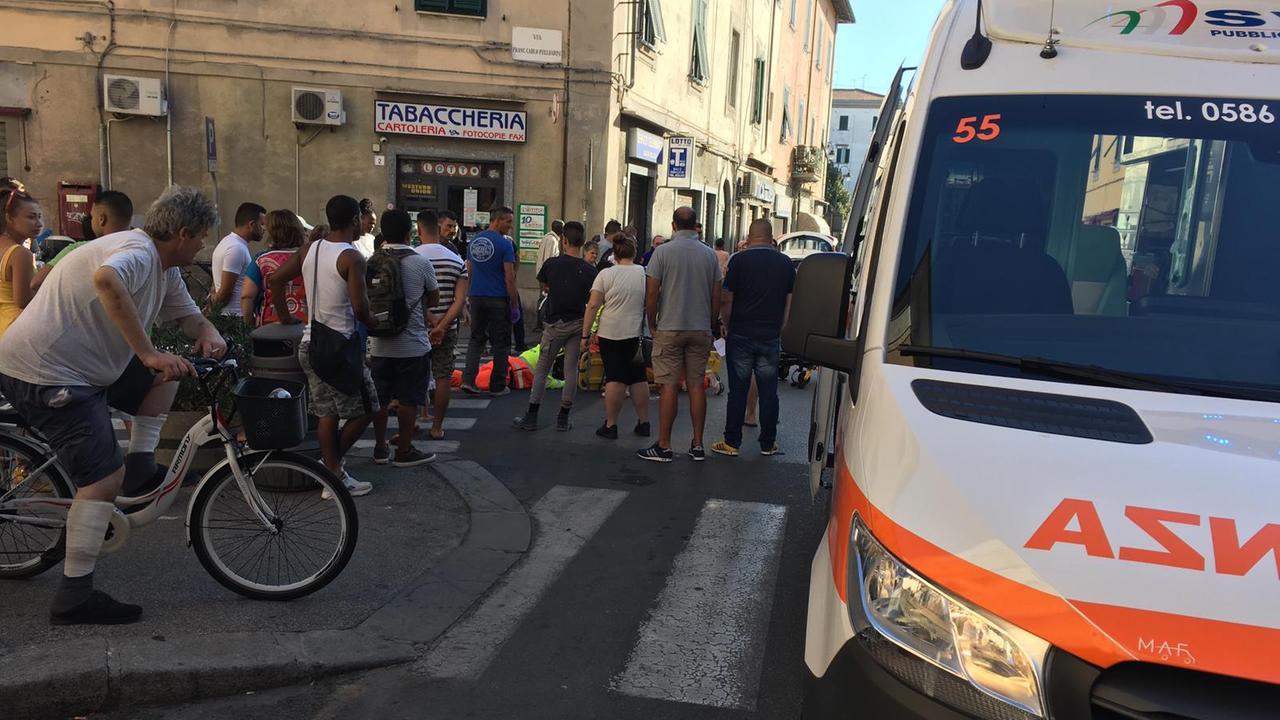 I soccorsi in via Pellegrini