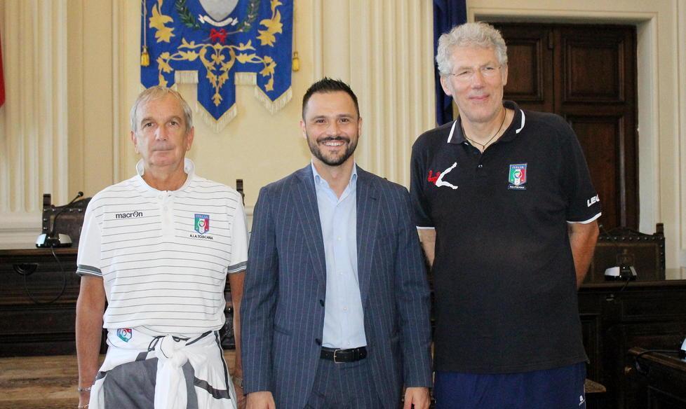 Gli arbitri Toscani si allenano al Mariotti prima della stagione
