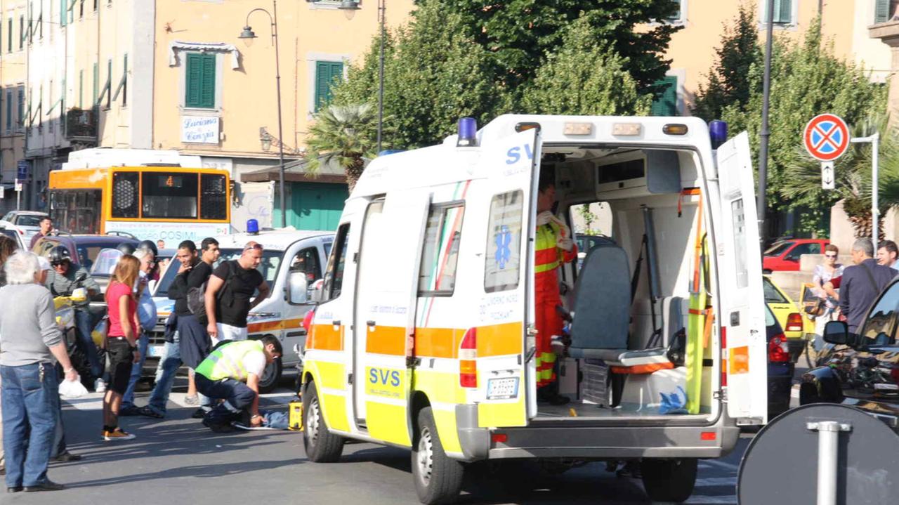 Un'ambulanza della Svs (foto d'archivio)