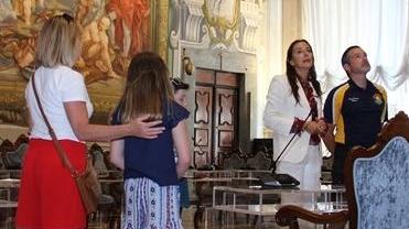 In municipio la visita del sindaco statunitense
