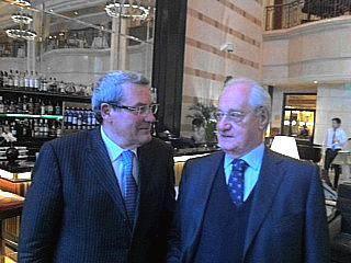 Il presidente della Provincia Lamberto Gestri a Pechino incontra Cesare Romiti 