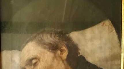 In fiera il quadro restaurato “Carlo Sartori morente”