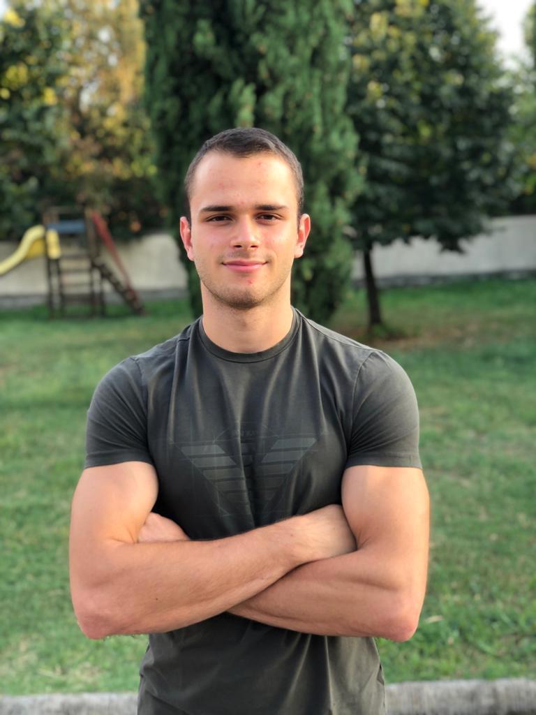 Il neo diplomato Thomas Reali