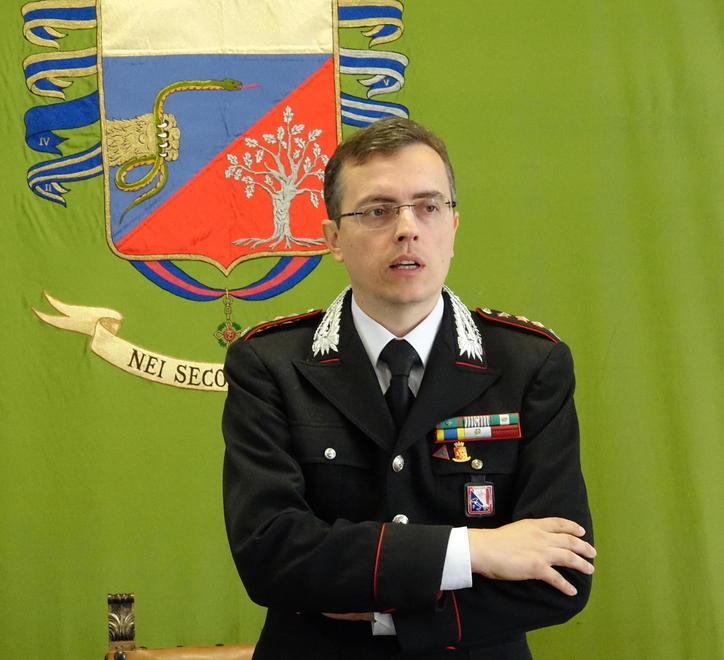 Il colonnello dei carabinieri, Alessandro Magro (foto Riccardo Repetti/Pentafoto)