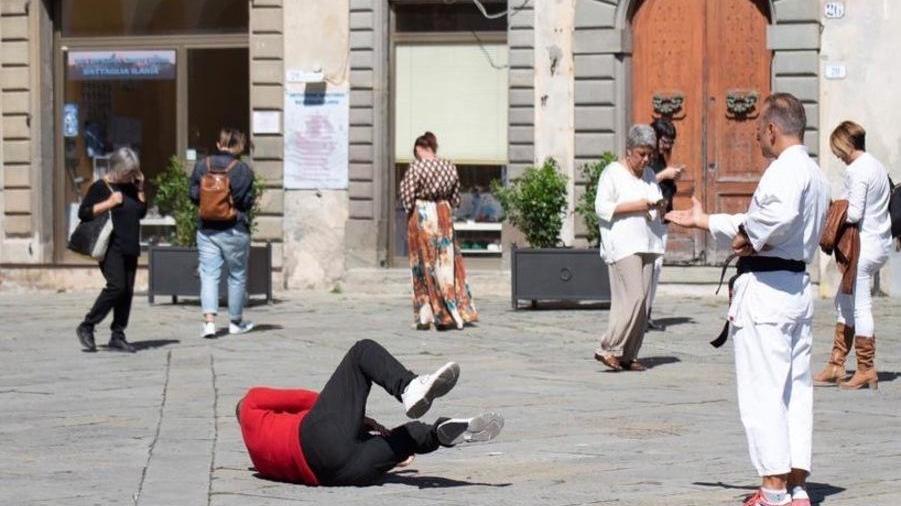 Fivizzano diventa un set: si gira in centro città “L’Uomo Sagramantico”