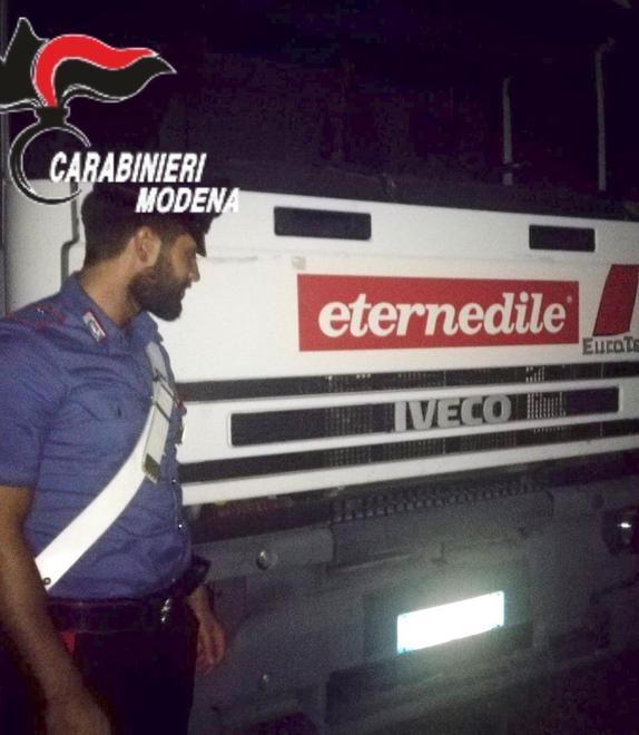 Rubano un camion Ritrovato dopo 5 giorni