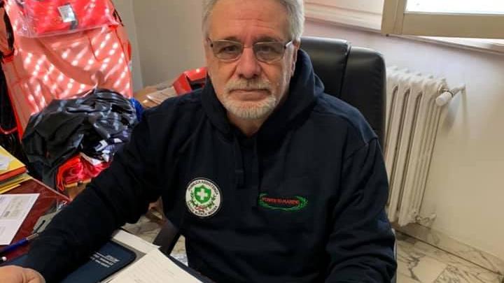 Nino Mignani, presidente della Croce Bianca di Massa