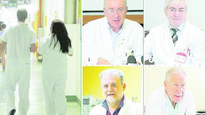 Dall'alto, in senso orario: Nino Basaglia, Giampaolo Garani, Andrea Franchella e Giampaolo Zini