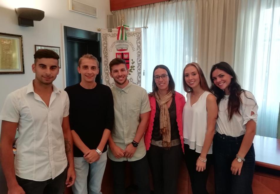 I “centisti” premiati in consiglio comunale 