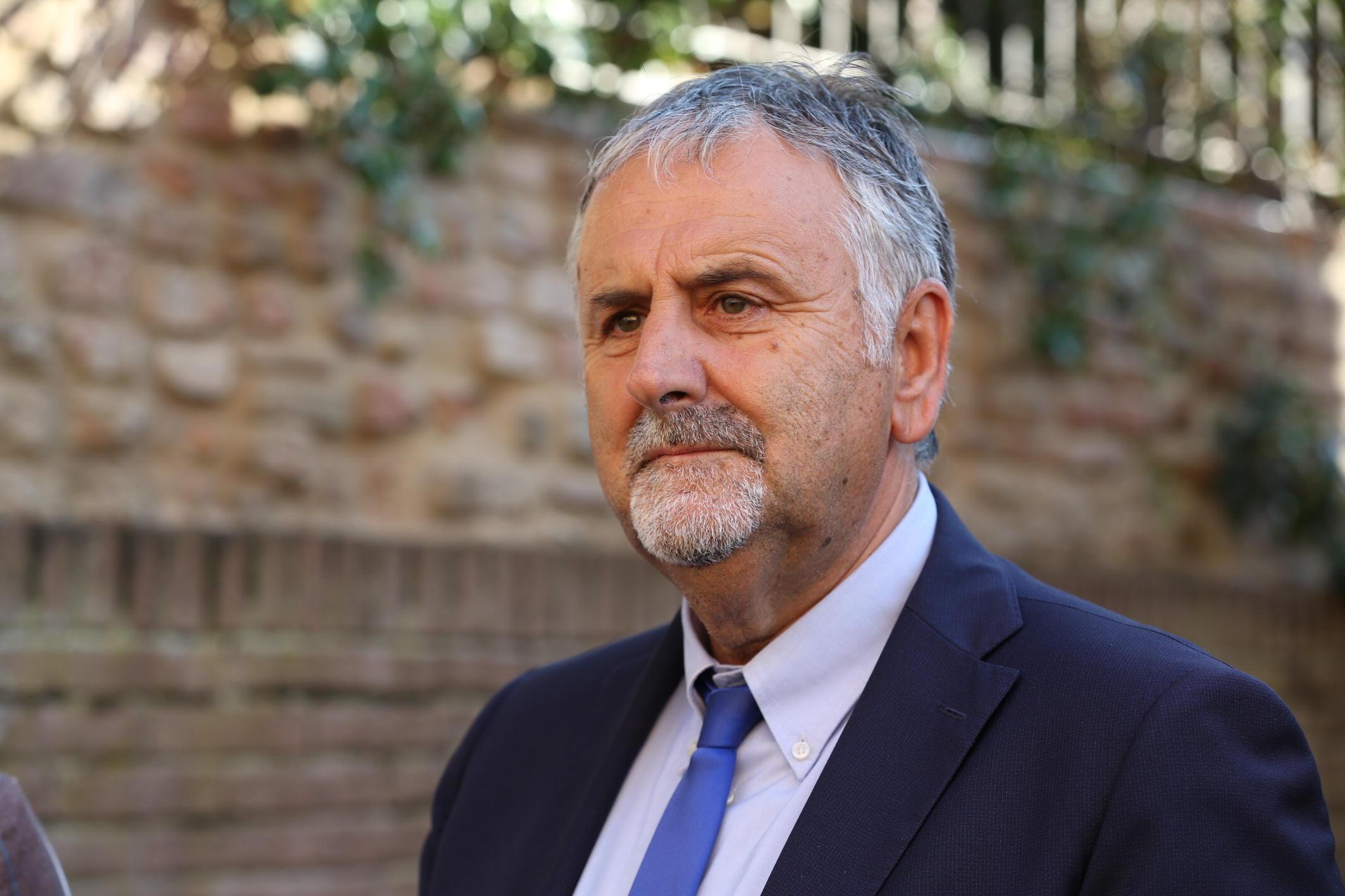 L'assessore regionale alle Infrastrutture Vincenzo Ceccarelli